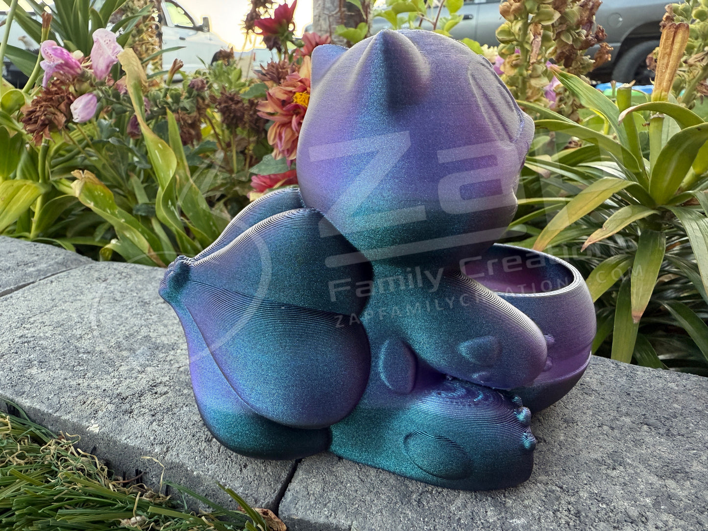 Geometric 3D Printed Bulb Planter