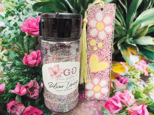 Pink Flowers Bookmark