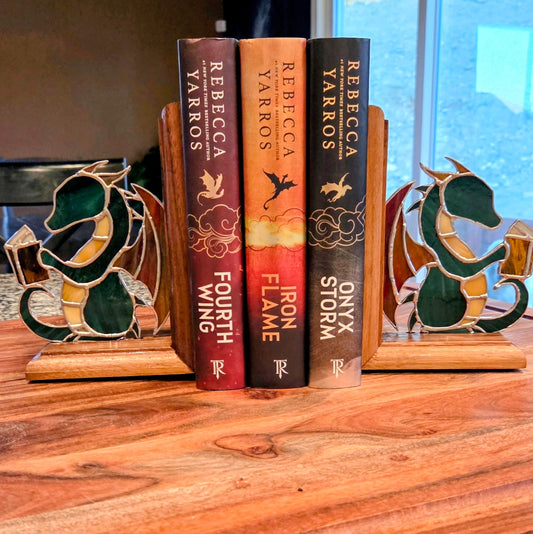 Reading Dragons Bookend Set