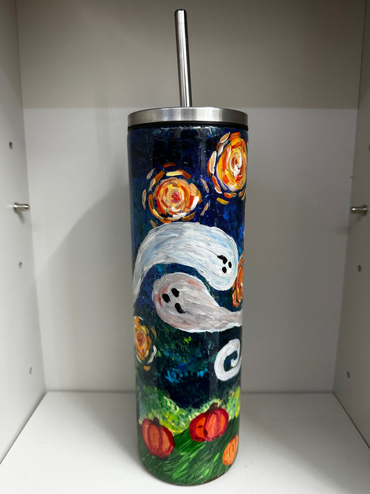 30oz Hand painted Halloweed