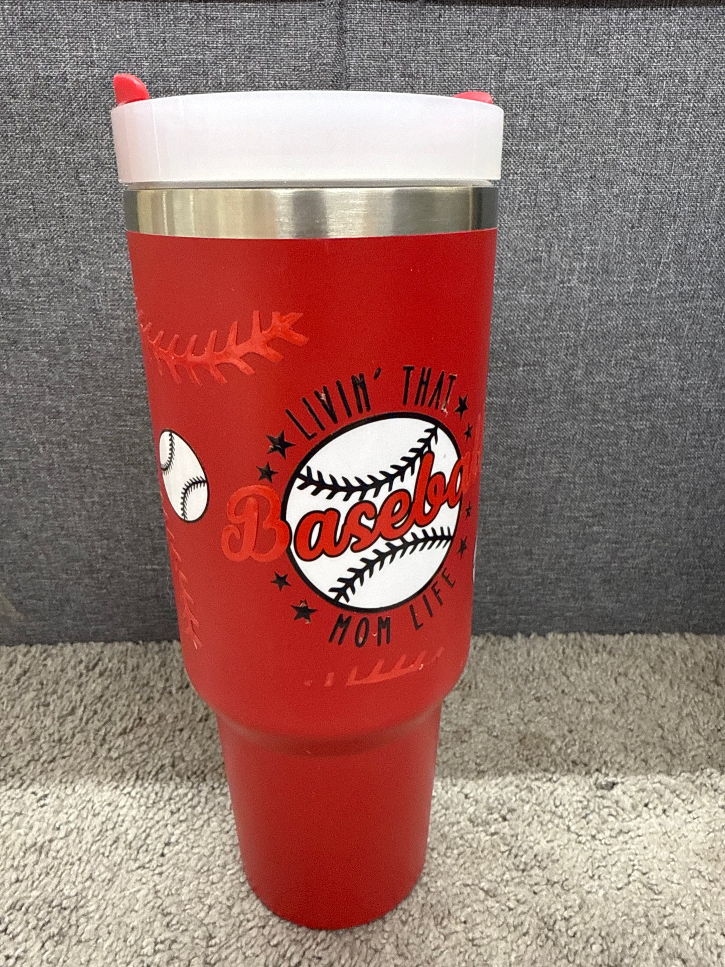 40oz Baseball Mom
