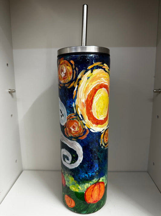 30oz Hand painted Halloweed