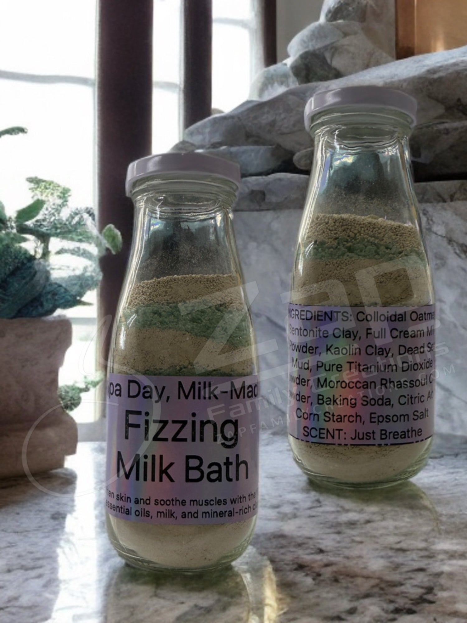 Fizzing Milk Bath