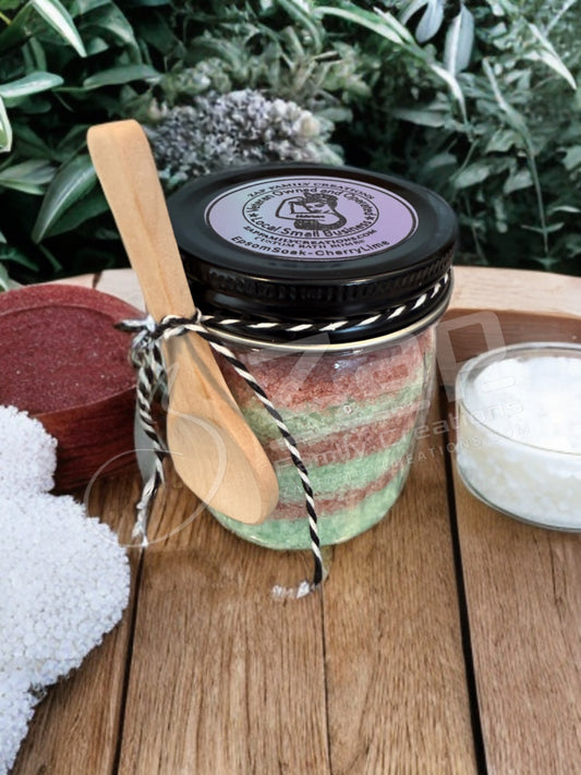 Luxury Epsom Soak- 8oz Cherry Lime