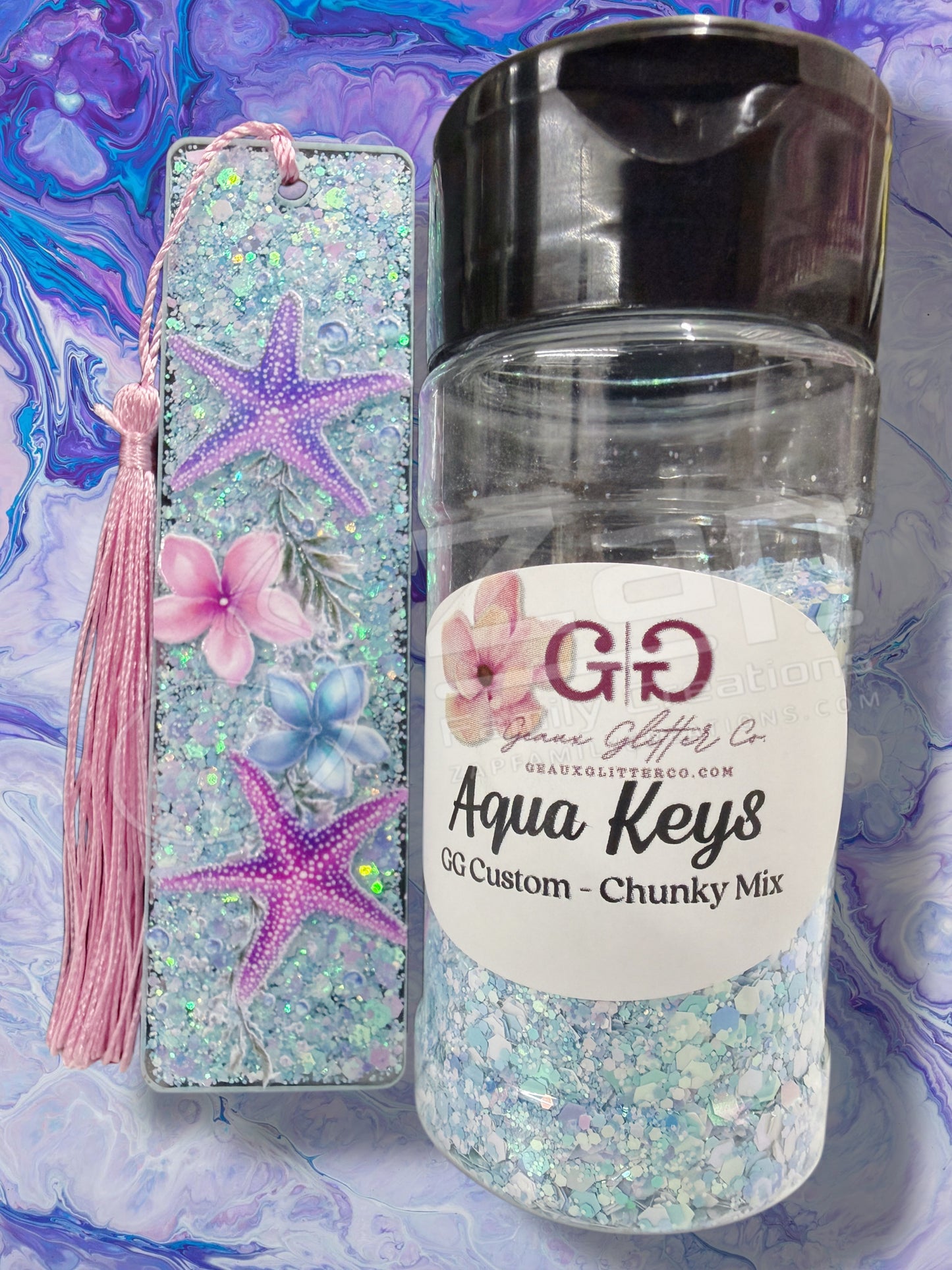 Aqua Keys Bookmark